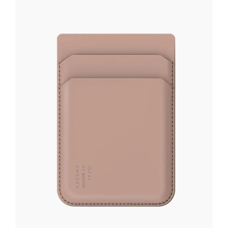 Ideal of Sweden - Porte-cartes Magnétique Rose poudré Compatible MagSafe