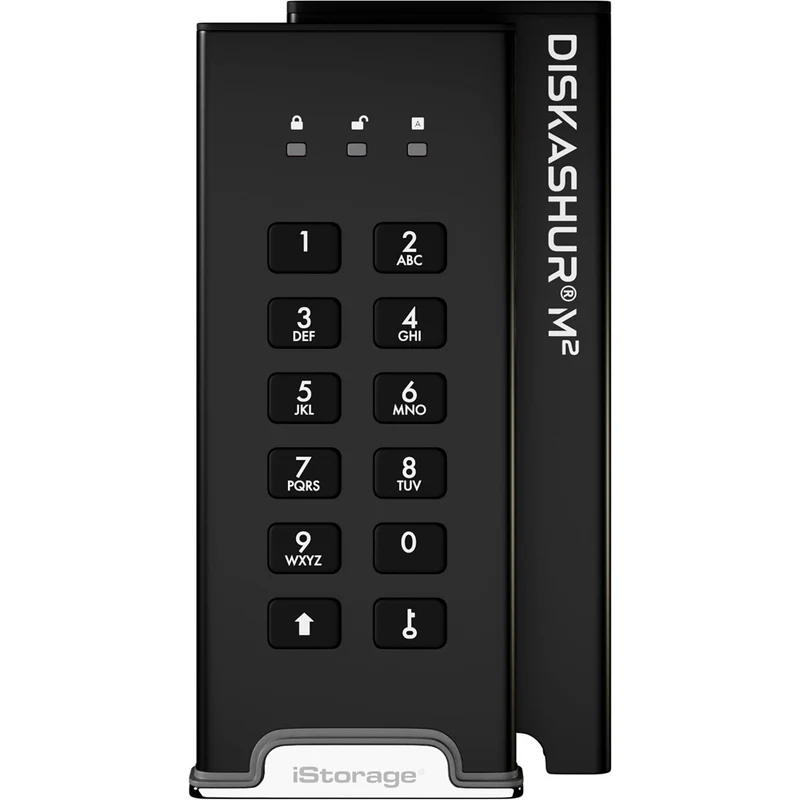 iStorage - DiskAshur M2 SSD externe crypté 256 bits - 500 Go