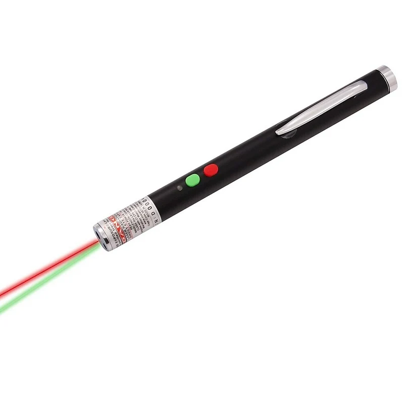 Marathon – Pointeur laser double, format stylo, rouge et vert