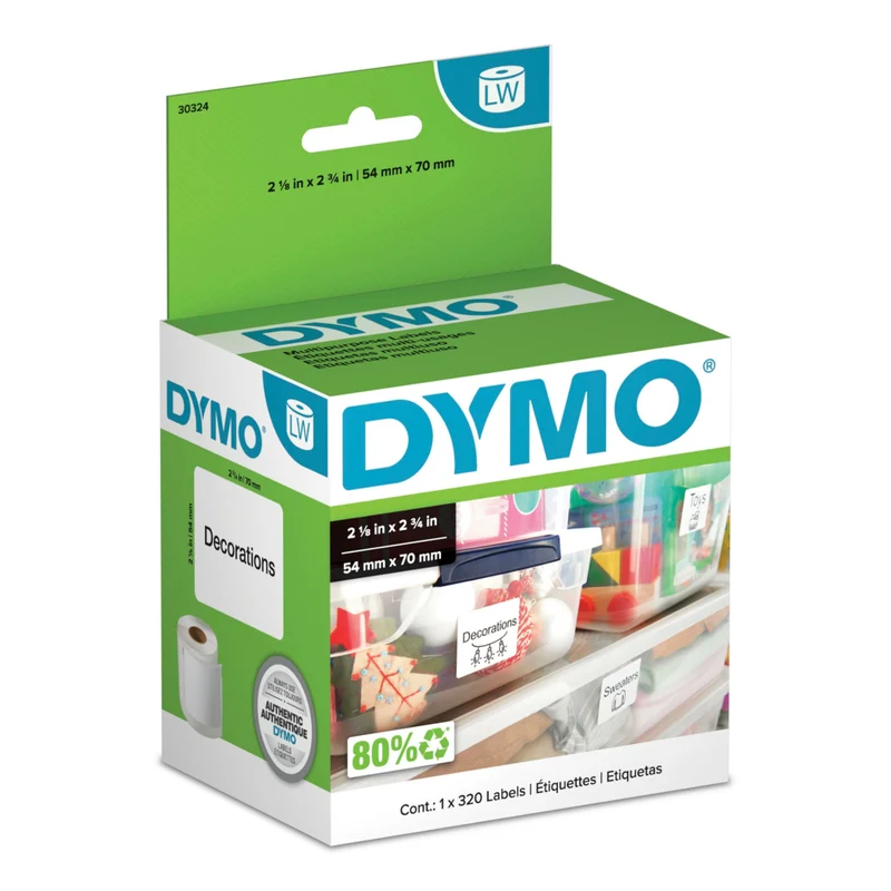 DYMO LabelWriter 3.5" Diskette Labels - 2-1/8" x 2-3/4
