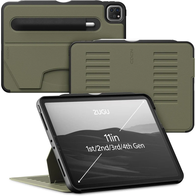 Zugu Case for 11" iPad Pro 2020/2021/2022 - Limited Edition - Olive Green