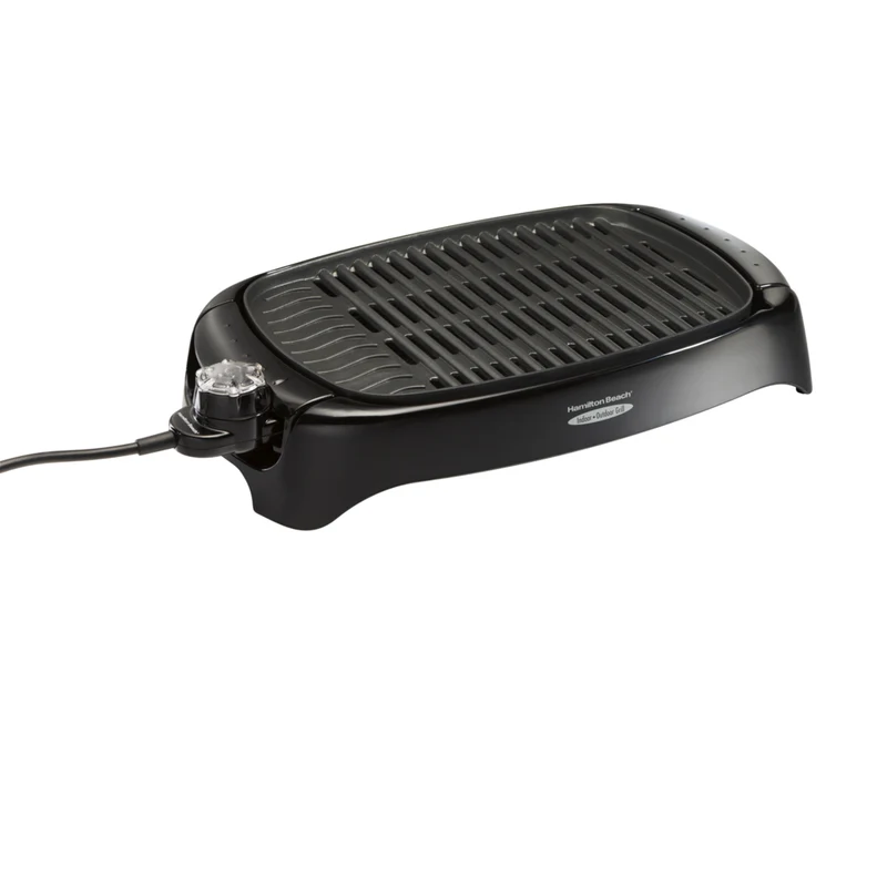 Hamilton Beach - Grill sans fumée intérieur et extérieur de 8 portions
