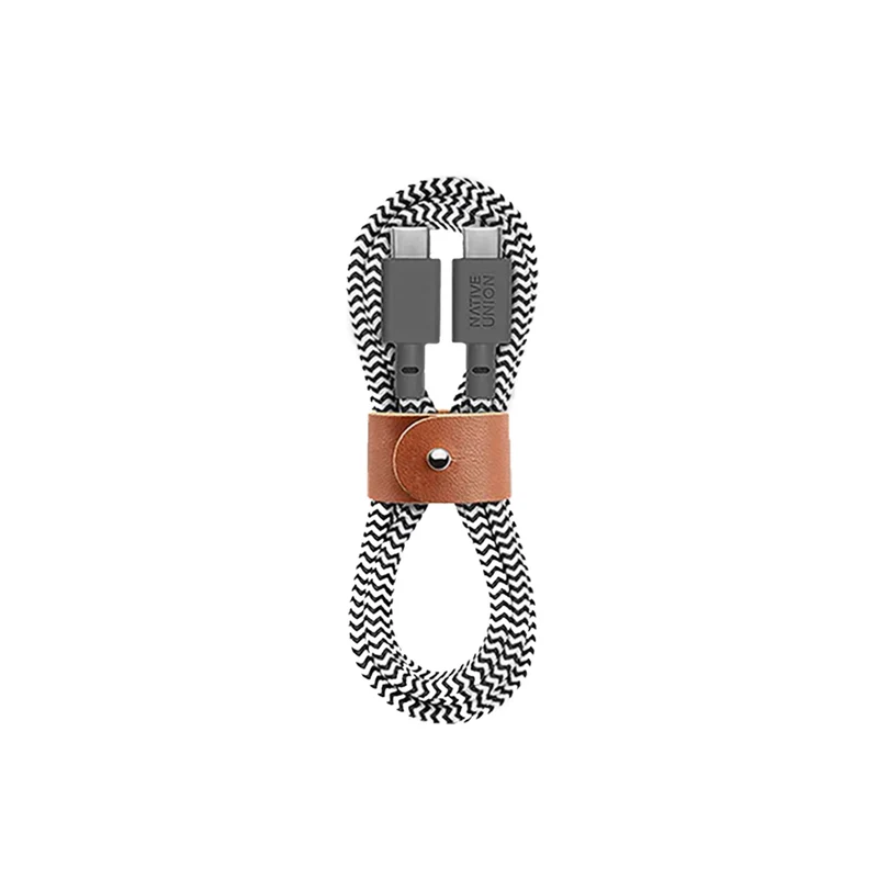 Native Union Belt USB-C to USB-C 1.2m Cable - Zebra