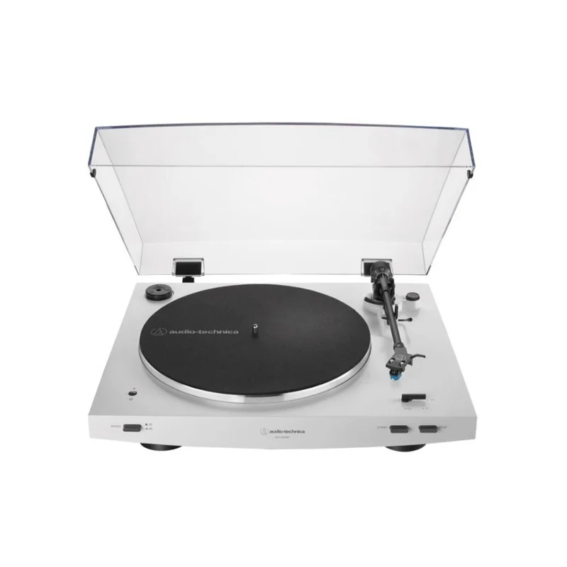 Audio-Technica - Tourne-disque automatique à entraînement par courroie sans fil et analogique - Blanc