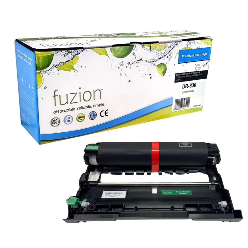 fuzion Brother DR830 Compatible Unité De Tambour - Rendement Standard - Noir