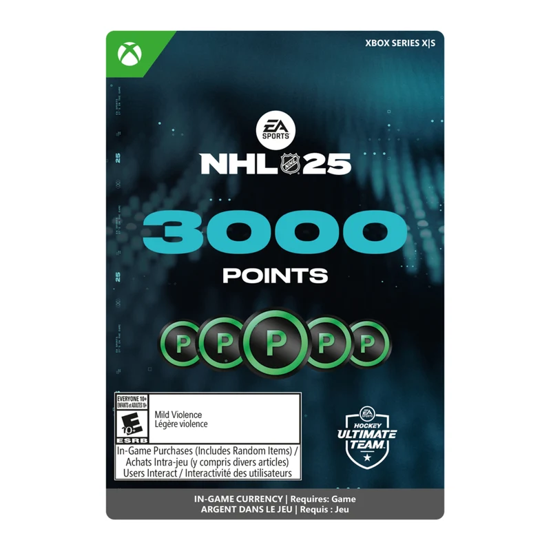 EA Sports NHL 25 : 3000 points NHL pour Xbox Series X [Téléchargement]
