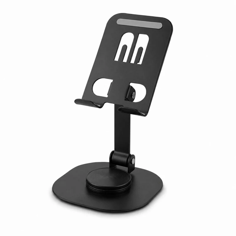 Baseline 360-Degree Rotating Foldable Phone and Tablet Stand - Black