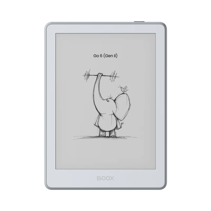 BOOX - Liseuse électronique Go 6 (2e gén.) à écran E Ink de 6 po, 32 Go, gris pierre