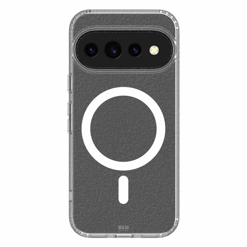 Blu Element - Étui DropZone Rugged Glitter avec aimants pour Google Pixel 11 - Transparent