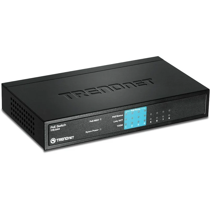 TRENDnet 8-Port 10/100Mbps PoE Switch