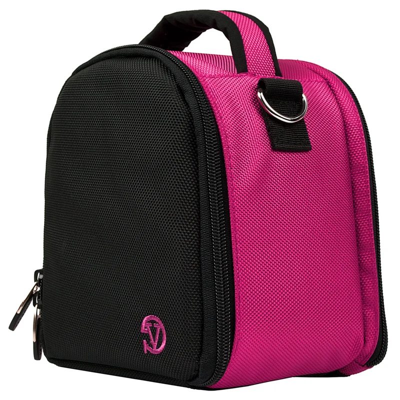 Vangoddy - Sac à bandoulière rembourré pour appareil photo - magenta