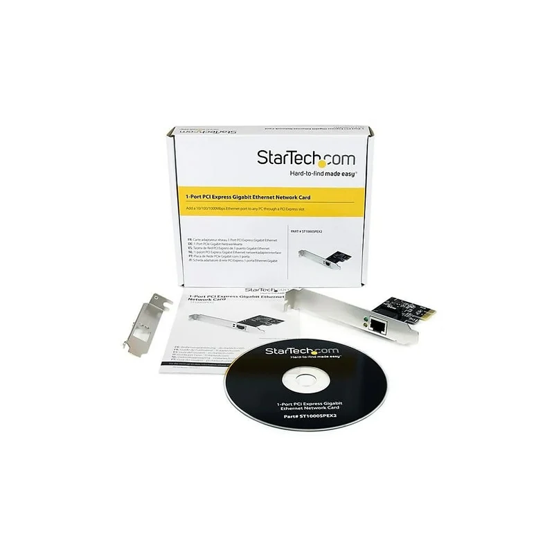 StarTech Carte Réseau PCI Express vers 1 port Gigabit Ethernet double profil