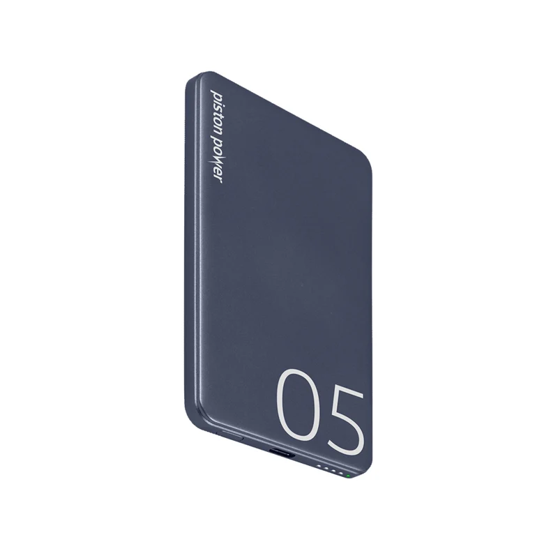 LOGiiX Piston Power 5000 mAh Aluminium Power Bank - Midnight Blue