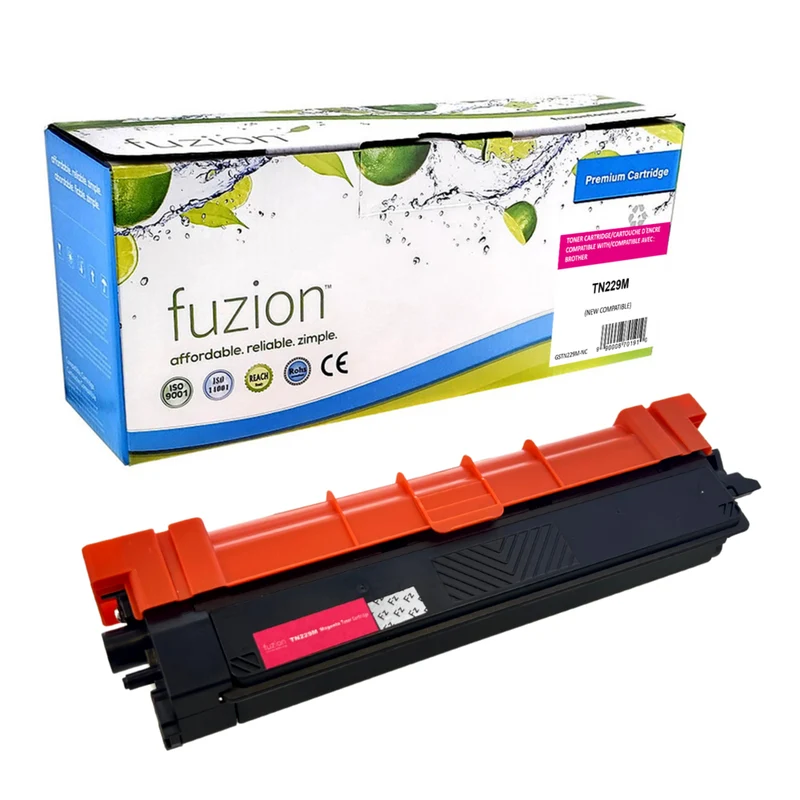 fuzion Brother TN229 (TN229M) Compatible Toner Cartridge - Standard Yield - Magenta