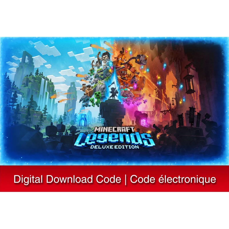 Minecraft Legends Deluxe Edition for Nintendo Switch [Code Electronique]