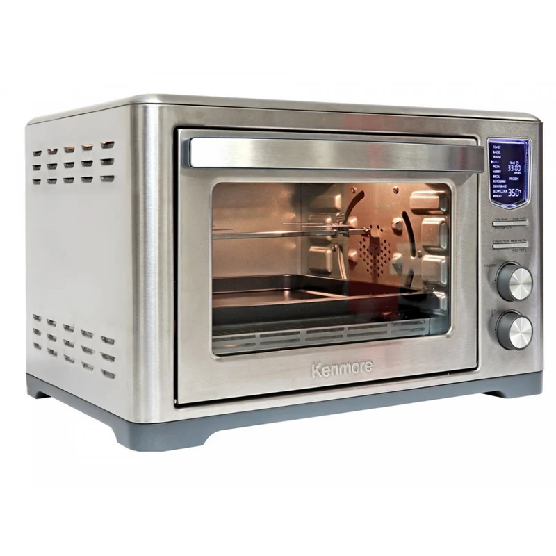 Kenmore 11-In-1 Digital Air Fryer Convection Toaster Oven - Stainless Steel