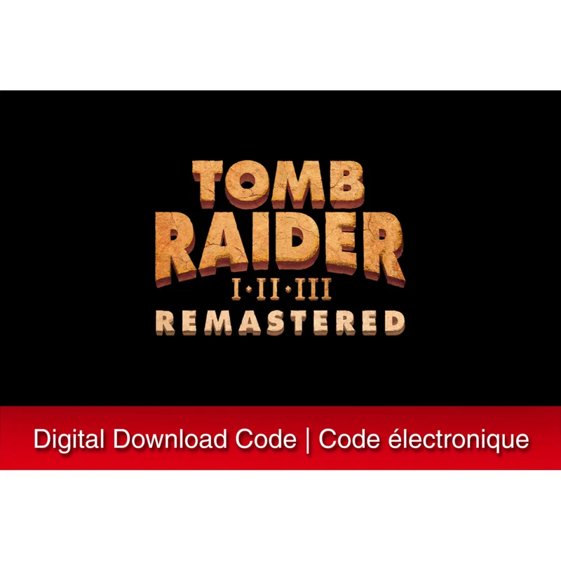 Tomb Raider I-III Remastered Starring Lara Croft for Nintendo Switch [Code Electronique]