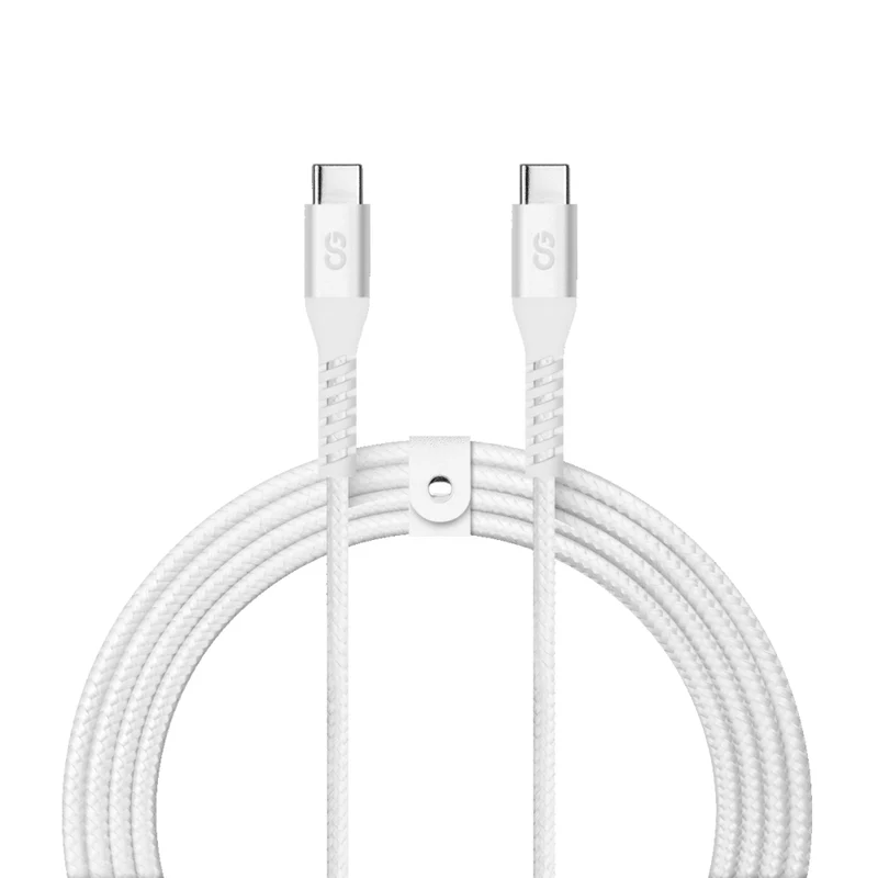 LOGiiX Vibrance Braid 1.2M USB-C to USB-C - White