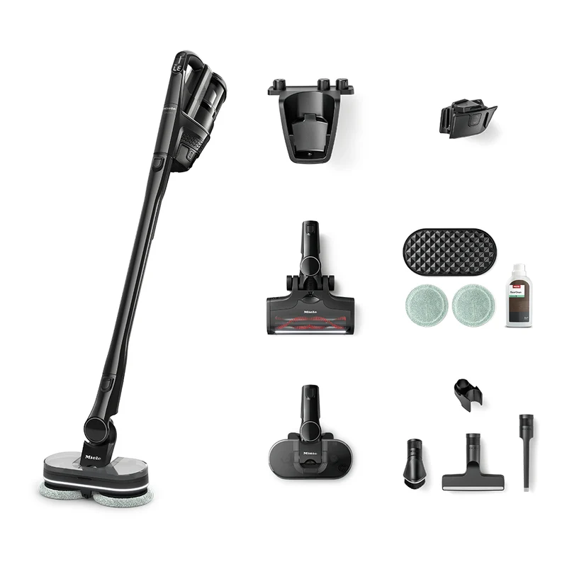 Miele - Aspirateur-balai sans fil Triflex HX3 Aqua - noir obsidien