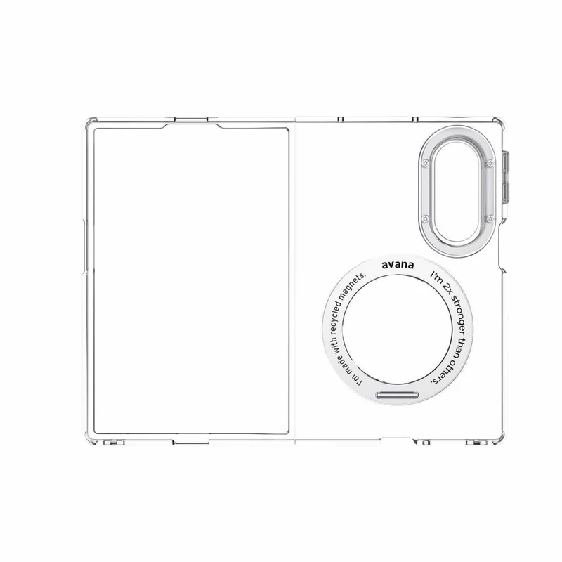 Avana Tootsie Stand Case with Magnets - Galaxy Z Fold 8 - Ice