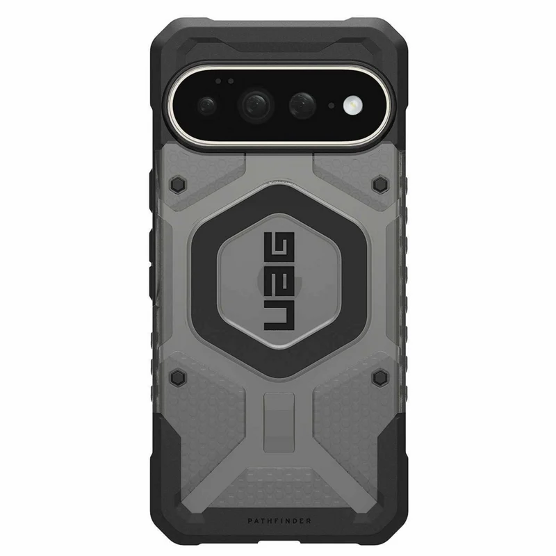 UAG Pathfinder Rugged Clear Case with Magnet for Pixel 11 Pro XL - Ash/Black