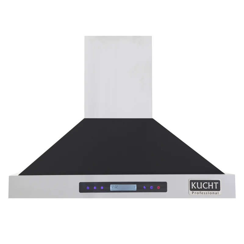 KUCHT KRH3615-K 36 po Hotte murale professionnelle - 900 CFM - Acier inoxydable/Noir