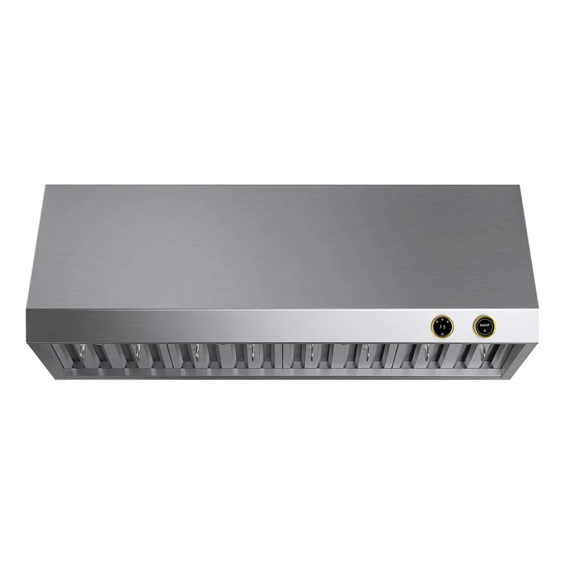 KUCHT KRH480-GL 48 po Hotte sous armoire - avec commandes numériques - 1200 CFM - Acier inoxydable/Or