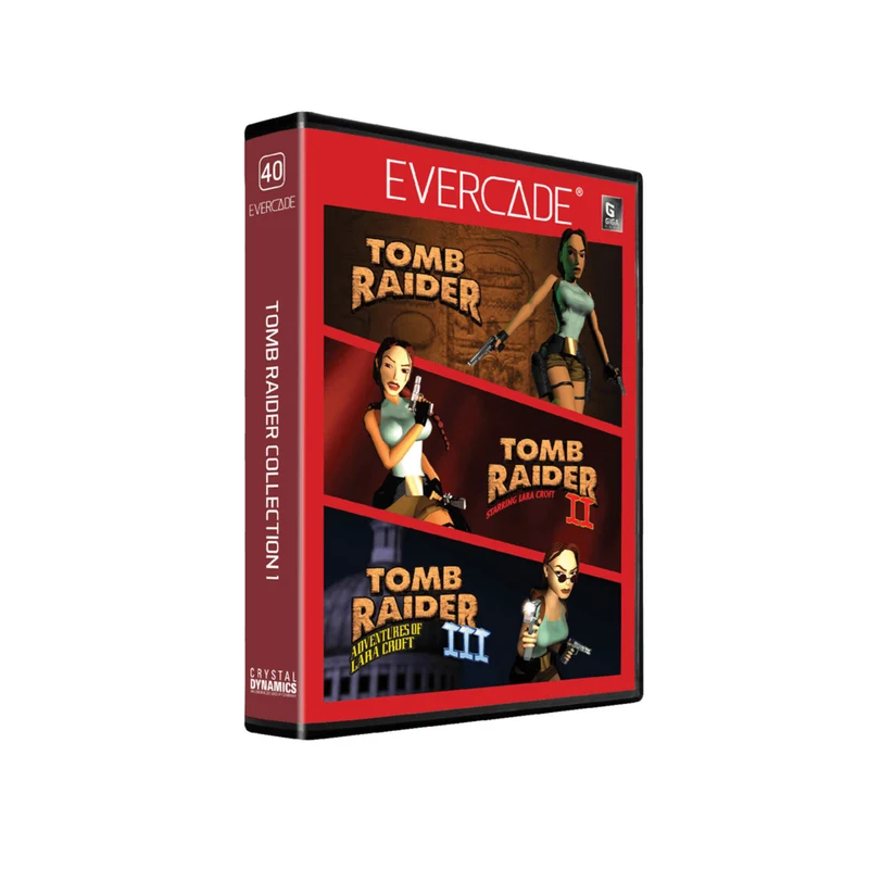 Evercade - Système de jeu vidéo à cartouches EXP-R - Collection Tomb Raider