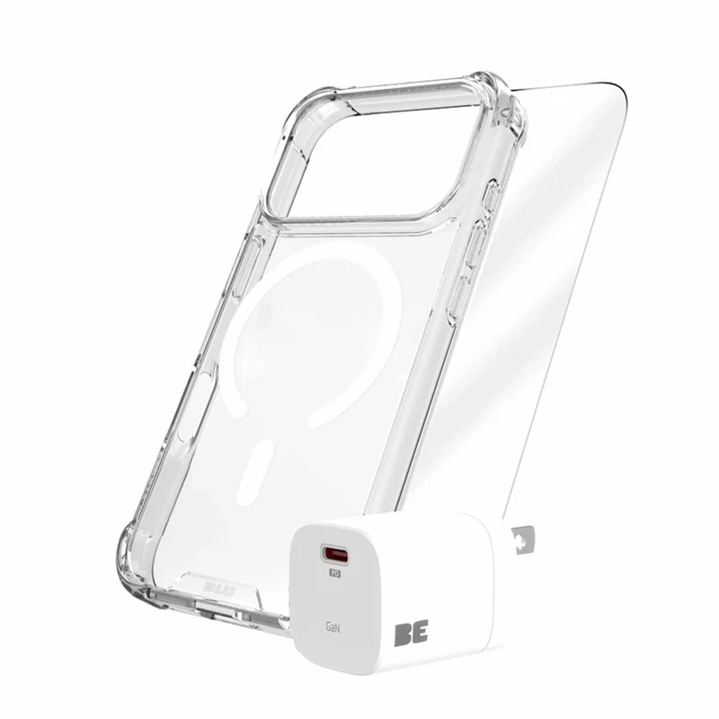 Blu Element Total Protection Compatible with MagSafe Bundle for iPhone 17 Pro