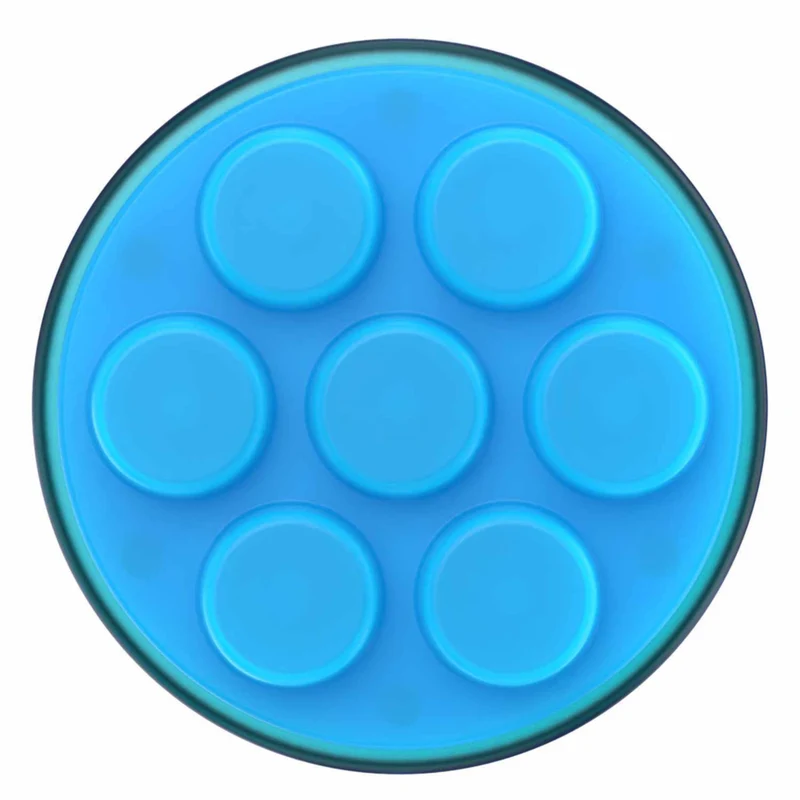 PopSockets - PopGrip Bulles Anti-Stress - Bleu électrique