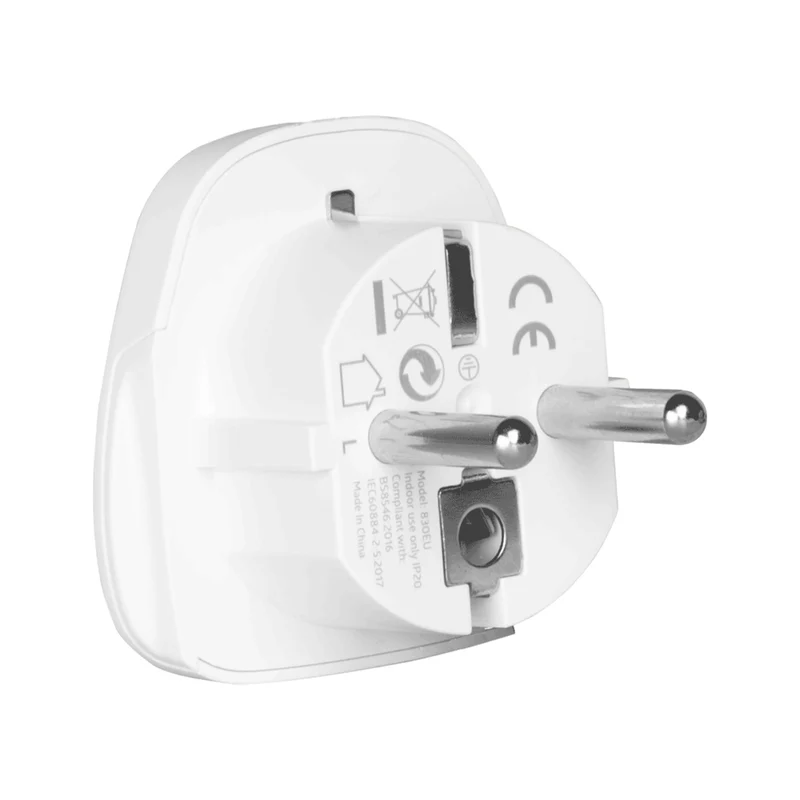 LOGiiX - Adaptateur de voyage Europe - Blanc