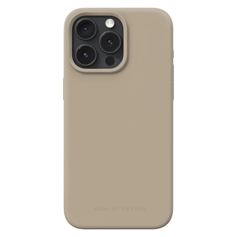 Ideal of Sweden - Étui en Silicone MagSafe Beige pour iPhone 15 Pro Max