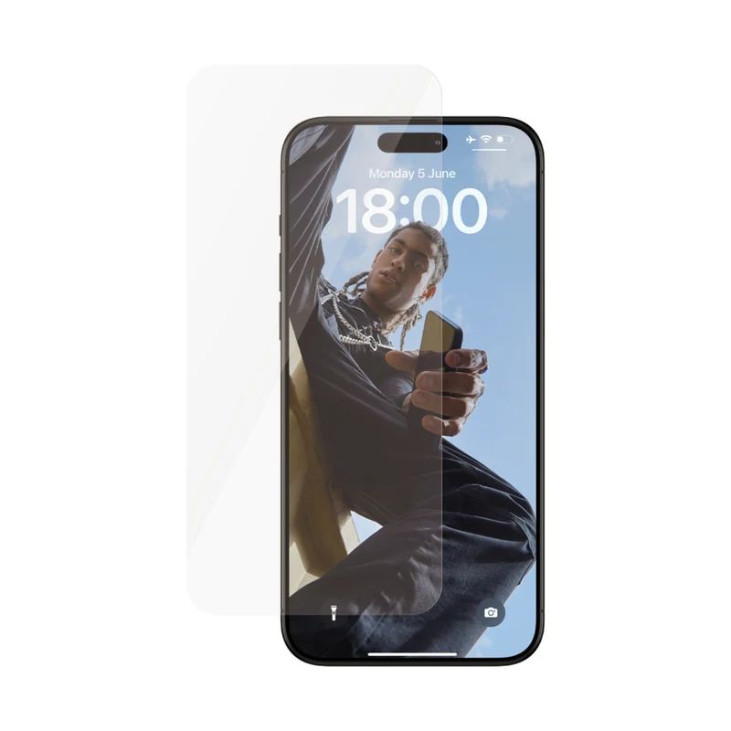 PanzerGlass SAFE Screen Protector for iPhone 15 Pro Max - Clear