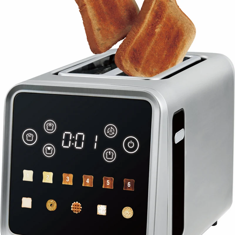 Salton Touchscreen 2 Slice Toaster - Stainless Steel