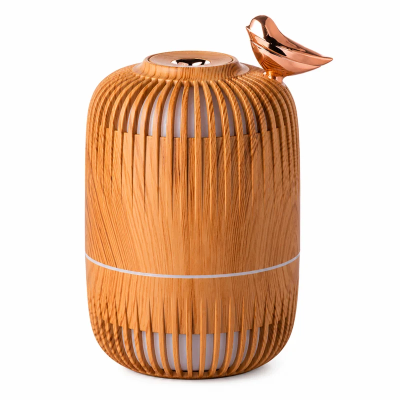 Artikl - Humidificateur en forme d'oiseau - 280 mL - bois pâle