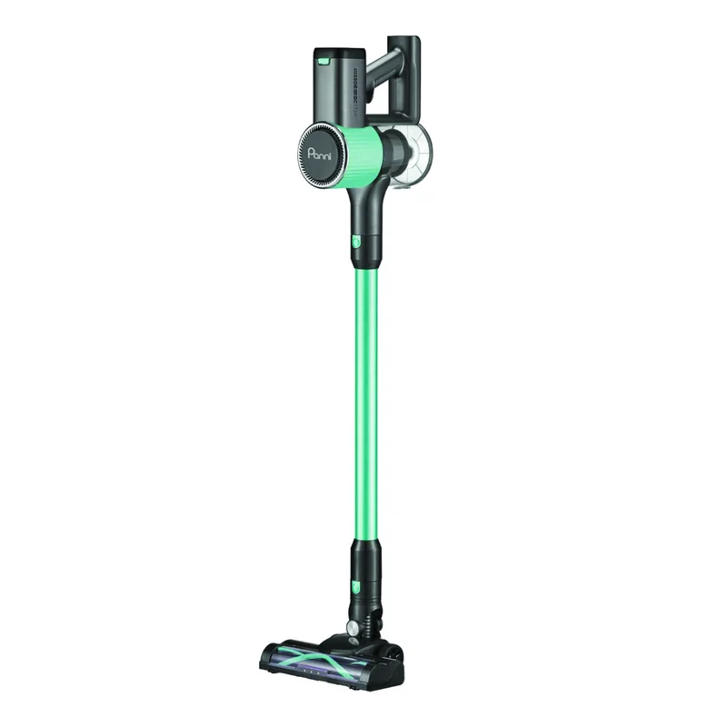 Panni - S7217 Aspirateur balai sans fil 3-en-1 avec design autoportant, bleu sarcelle