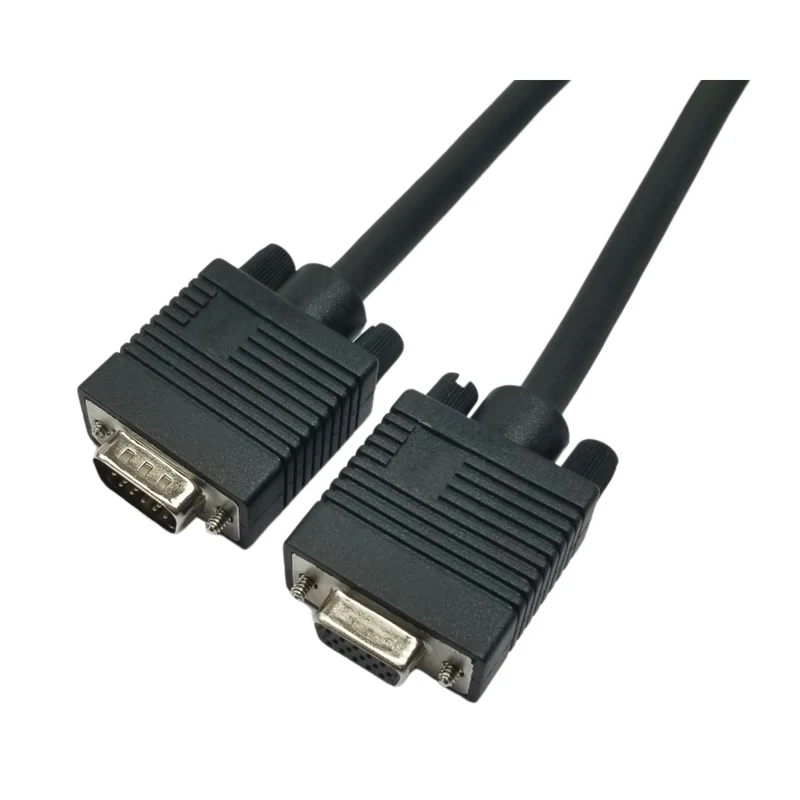 Exponent - Câble de rallonge pour moniteur SVGA - Cordon de 6 pi - Noir
