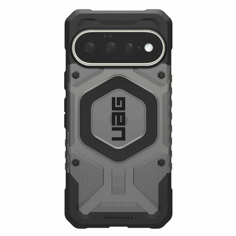 UAG Pathfinder Rugged Clear Case with Magnet for Pixel 11|Pixel 11 Pro - Ash/Black