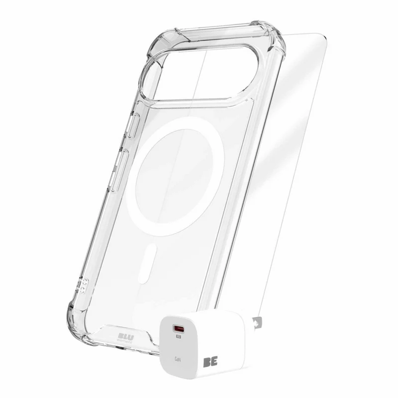 Blu Element Total Protection Bundle Pack for Pixel 11 Pro - Clear