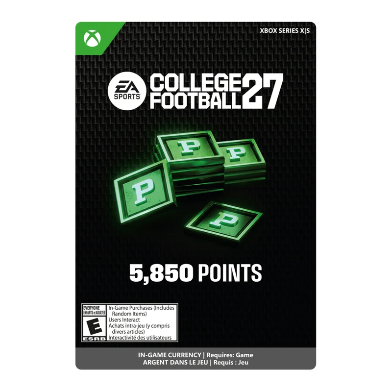 College Football 27 - 5850 Cut Points for Xbox Series X|S [Digital Code]