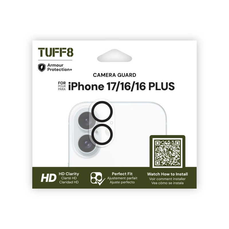 TUFF8 Camera Guard for iPhone 17