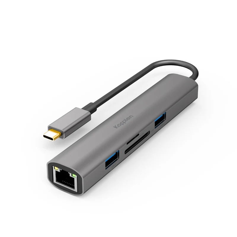 Kopplen - Concentrateur multiport USB-C 6-en-1 – Gris spatial