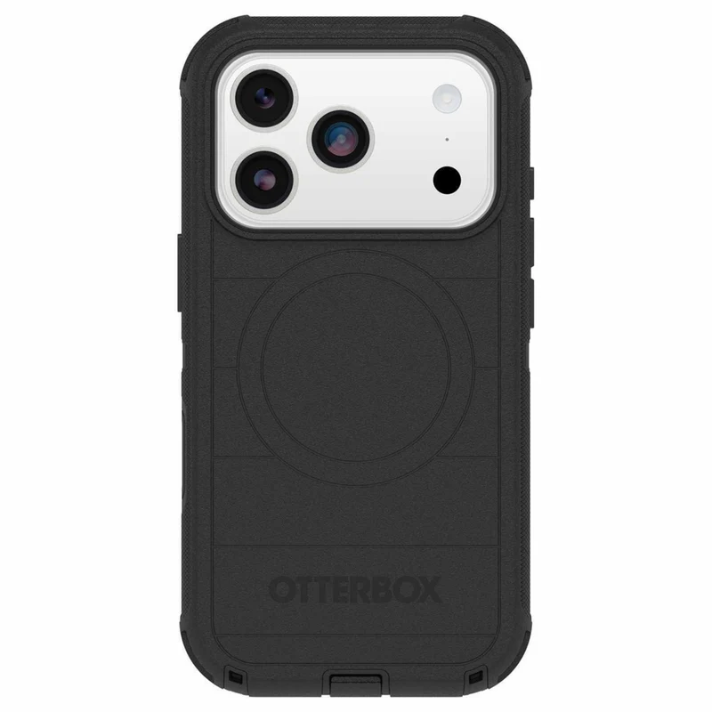 OtterBox Defender Pro Compatible with MagSafe Case with Holster for iPhone 17 Pro - Black