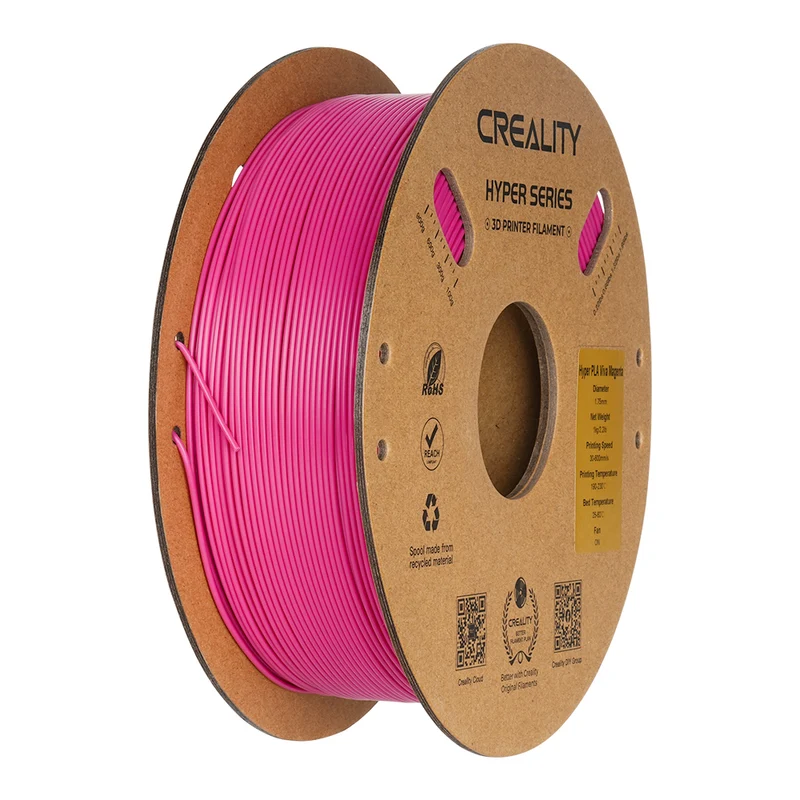 Creality - Filament d'impression 3D HyperPLA 1 kg - Rouge fraise