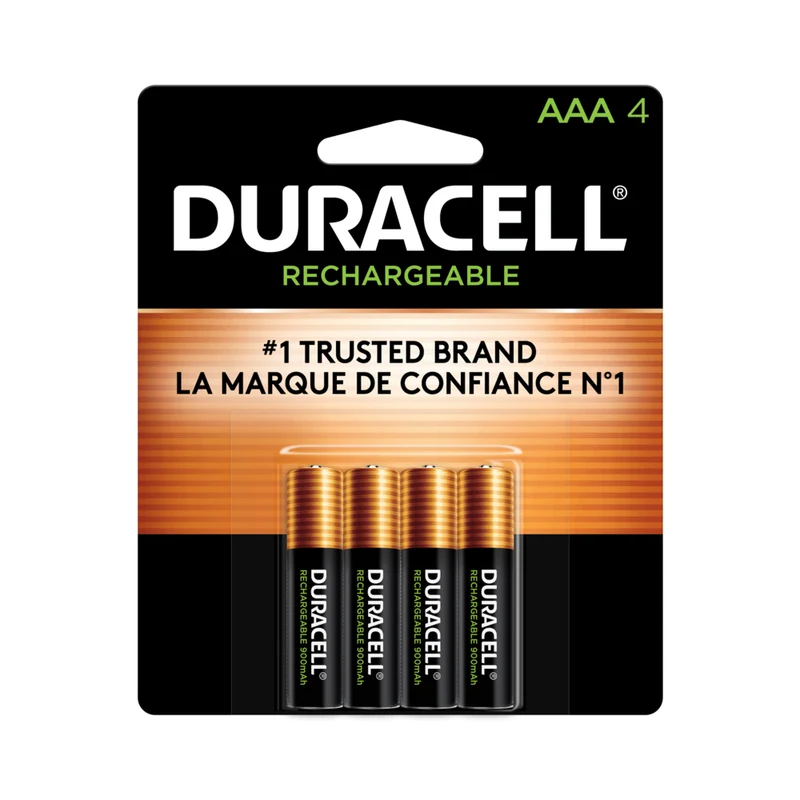 Duracell AAA Rechargeable Batteries - 4 Pack
