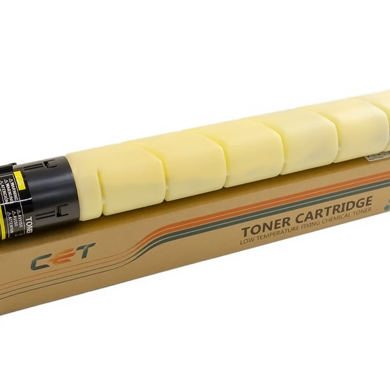 CET - Konica Minolta Bizhub C454/554/454e/554e TN-512Y Cartouche de toner - Rendement Standard - Jaune