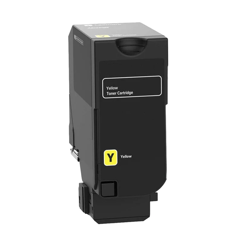 Ecotone Lexmark 71C10Y0 Cartouche de toner remanufacturée - Rendement élevé - Jaune