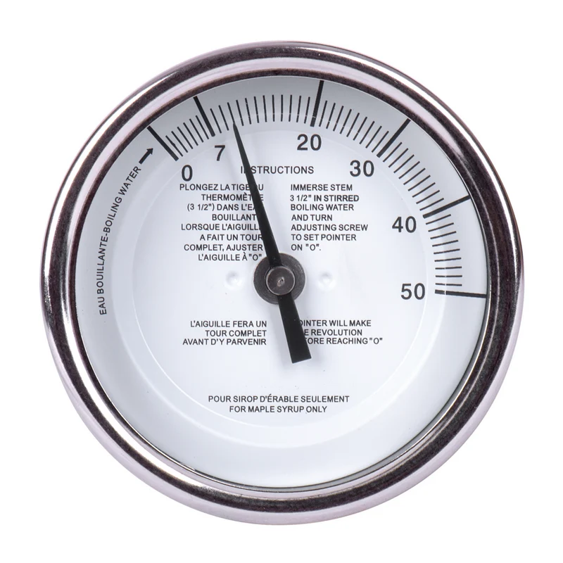 Baker T3109MSSP Maple Syrup Stem Thermometer - 3" dial - 9" stem