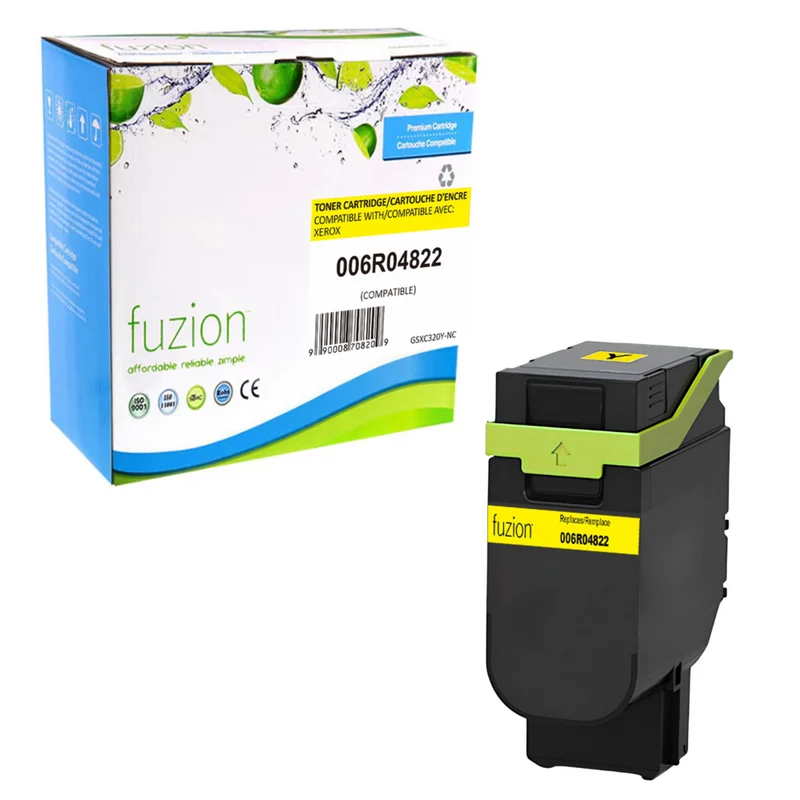 fuzion Xerox 006R04822 Compatible Toner - Standard Yield - Yellow