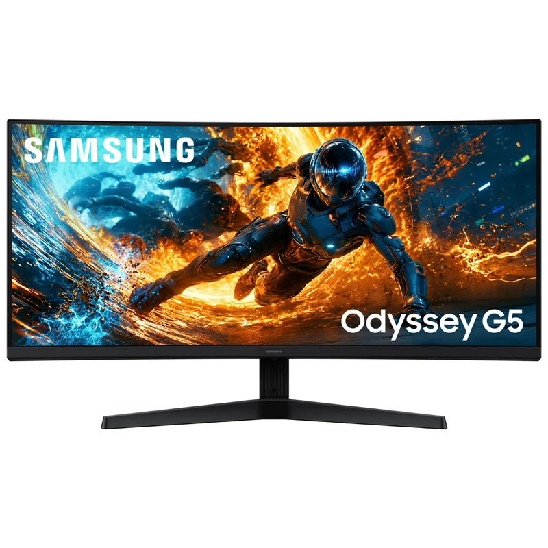 Samsung 34" Odyssey G5 Curved Gaming Monitor - LS34HG550ENXZA